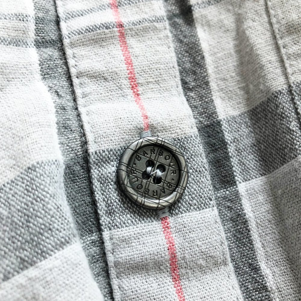 Barbour Glaisnock Linen Blend Tartan Plaid Dress 6 - Picture 11 of 12